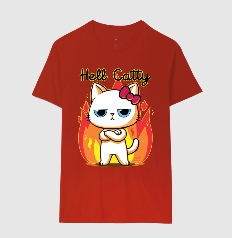 Camiseta Gato Sincero Hell Catty - Imagem 10