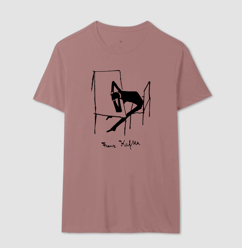 Camiseta Minimalista Escritor Franz Kafka - Imagem 12