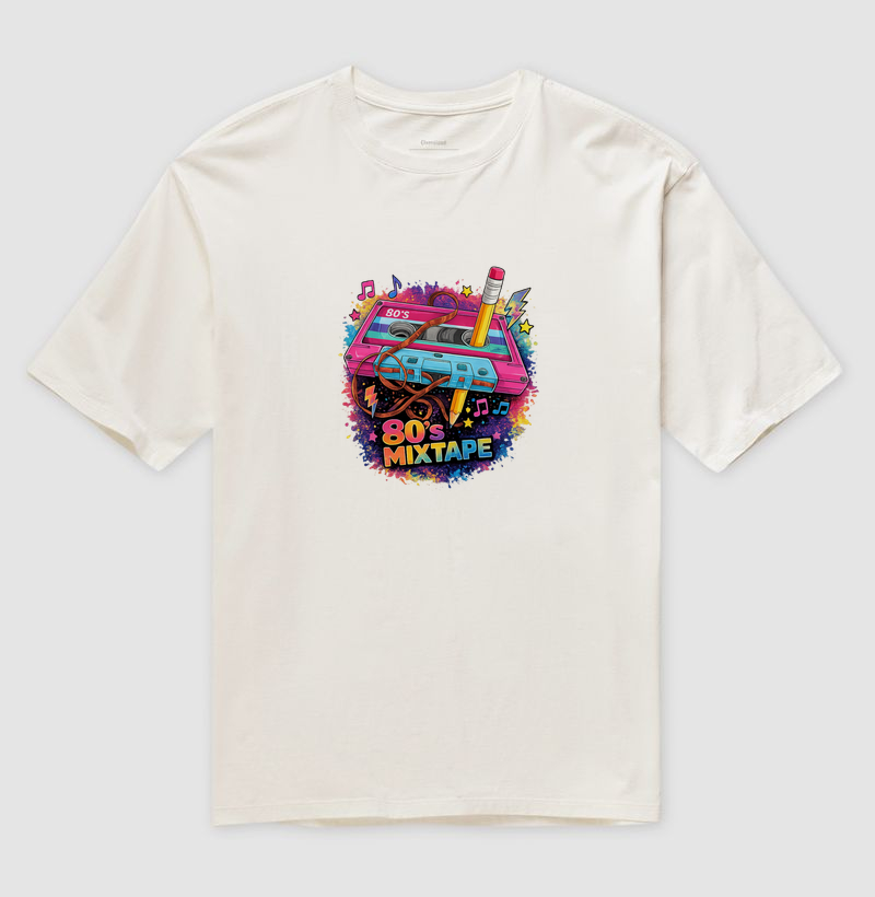 Camiseta Mix Tape Retro - Imagem 4