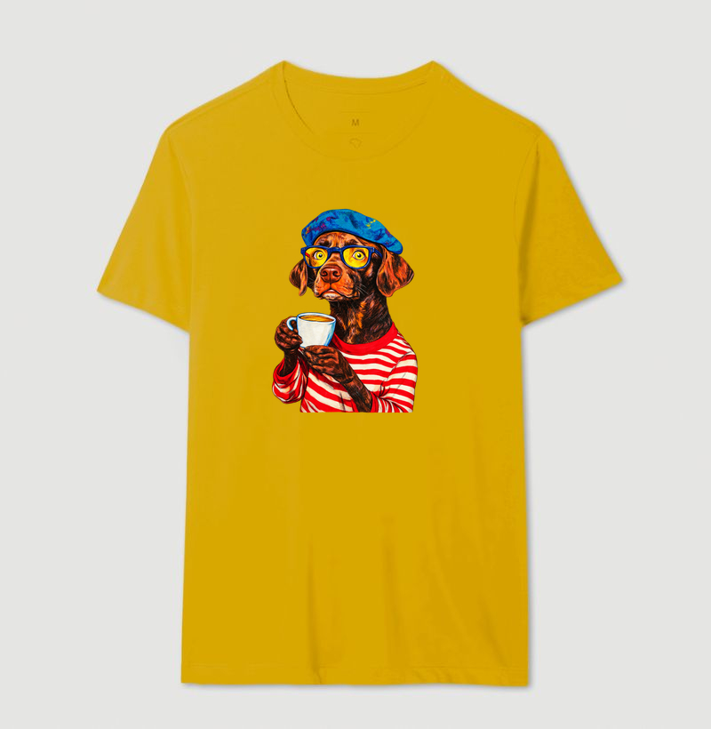 Camiseta Café com Arte - Imagem 4