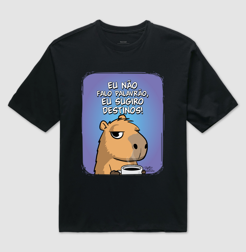 Camiseta Capivara Sugiro Destinos - Imagem 2