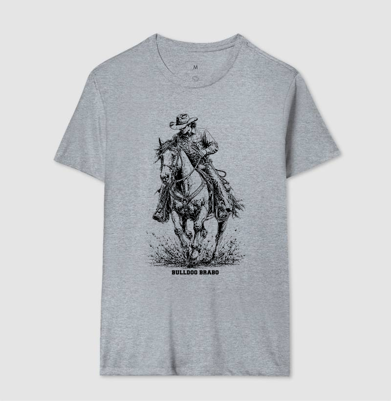 Cowboy Riding Horse Bulldog Brabo - Imagem 9