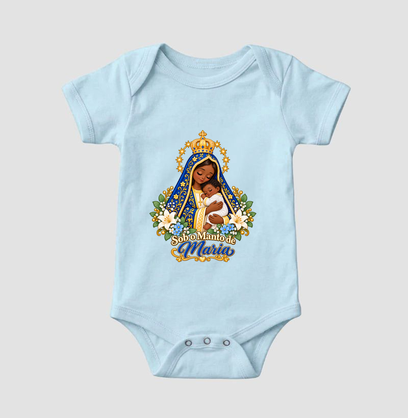 Sob o Manto de Maria | Nossa Senhora Aparecida Bebê Negro - Imagem 4