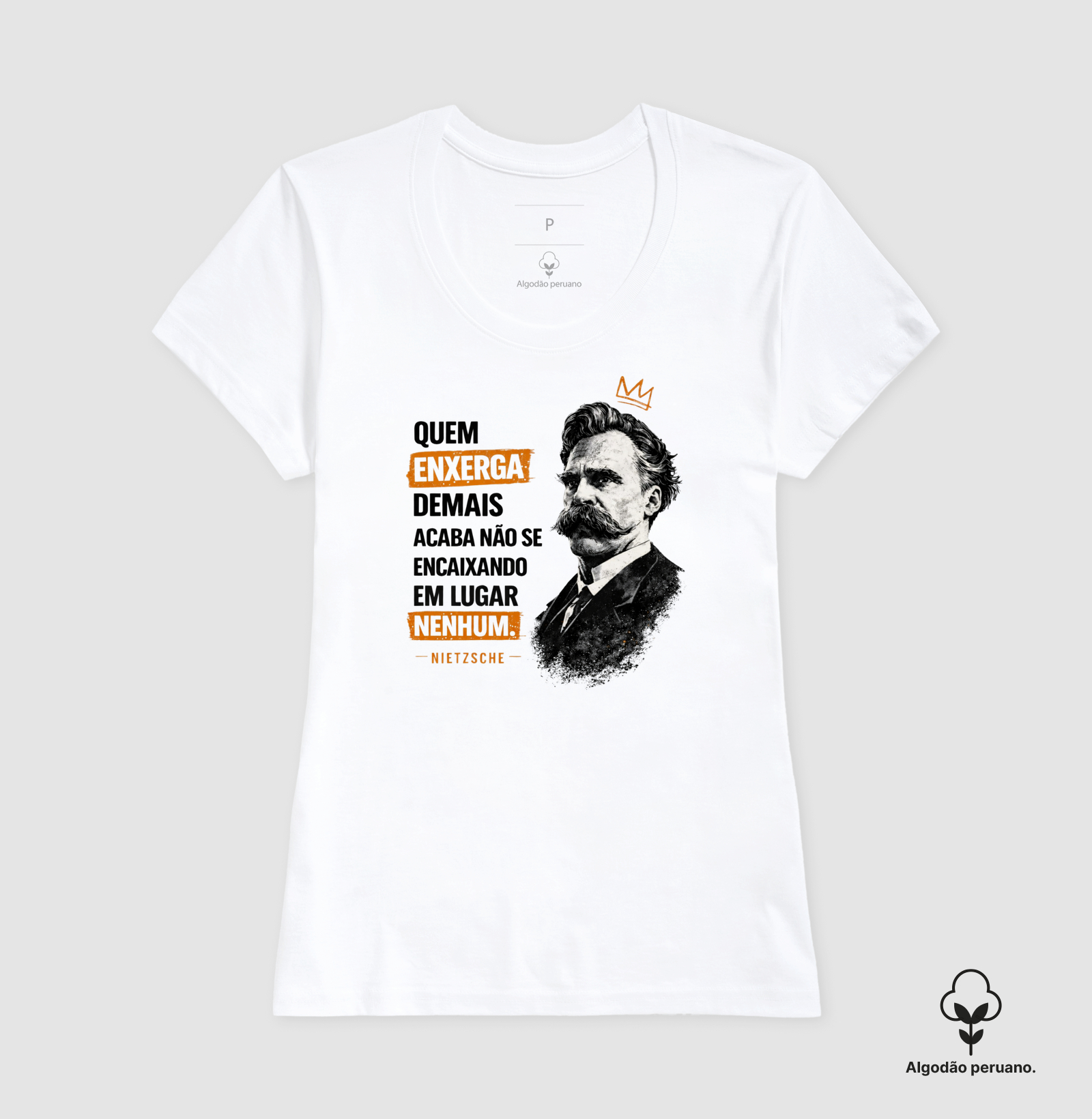 Filosofia Frase de Nietzsche "Quem enxerga demais" - Imagem 8