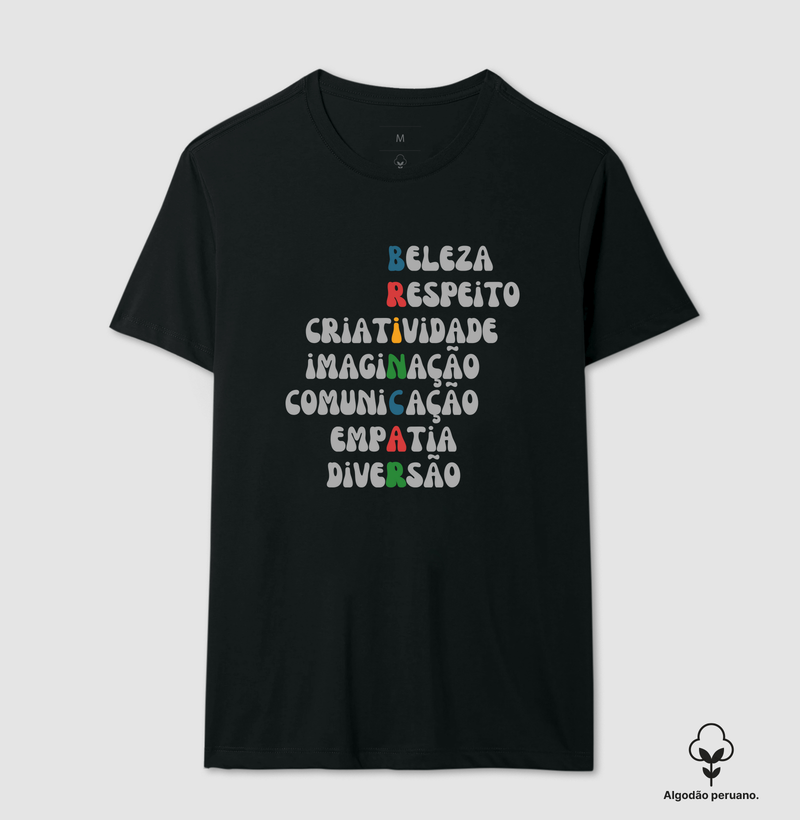 Camiseta Premium Algodão Peruano Orgânico | Brincar