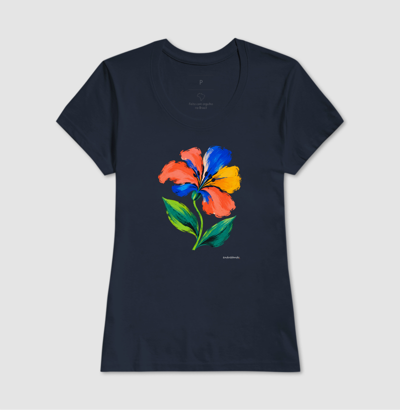 Camiseta Flor Gestual  - Imagem 8