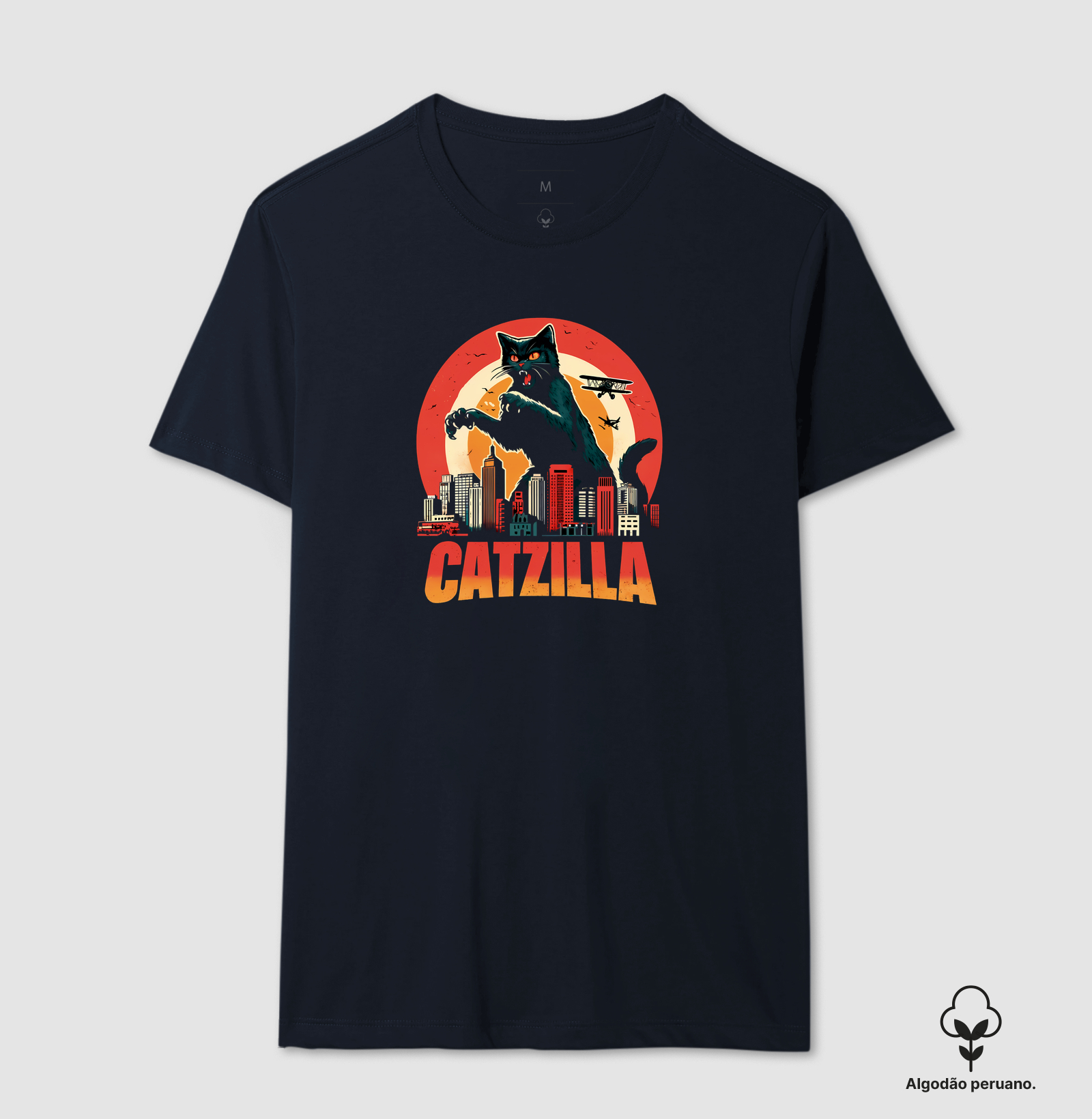 Camiseta Algodão Peruano Catzilla - Imagem 4
