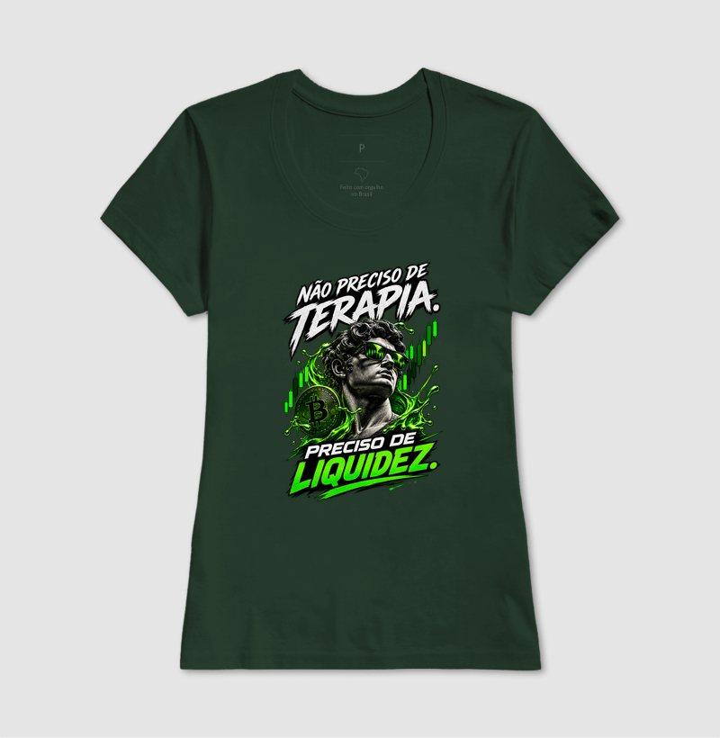 Camiseta Bitcoin Não Preciso de Terapia, Preciso de Liquidez - Imagem 15