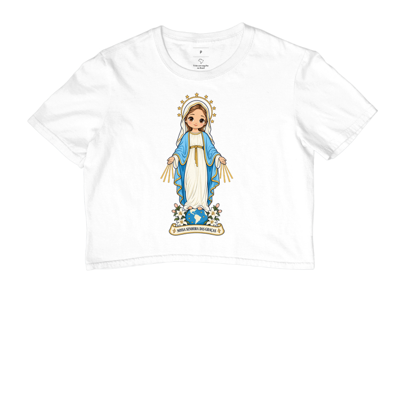 Nossa Senhora das Graças estilo chibi - Imagem 3