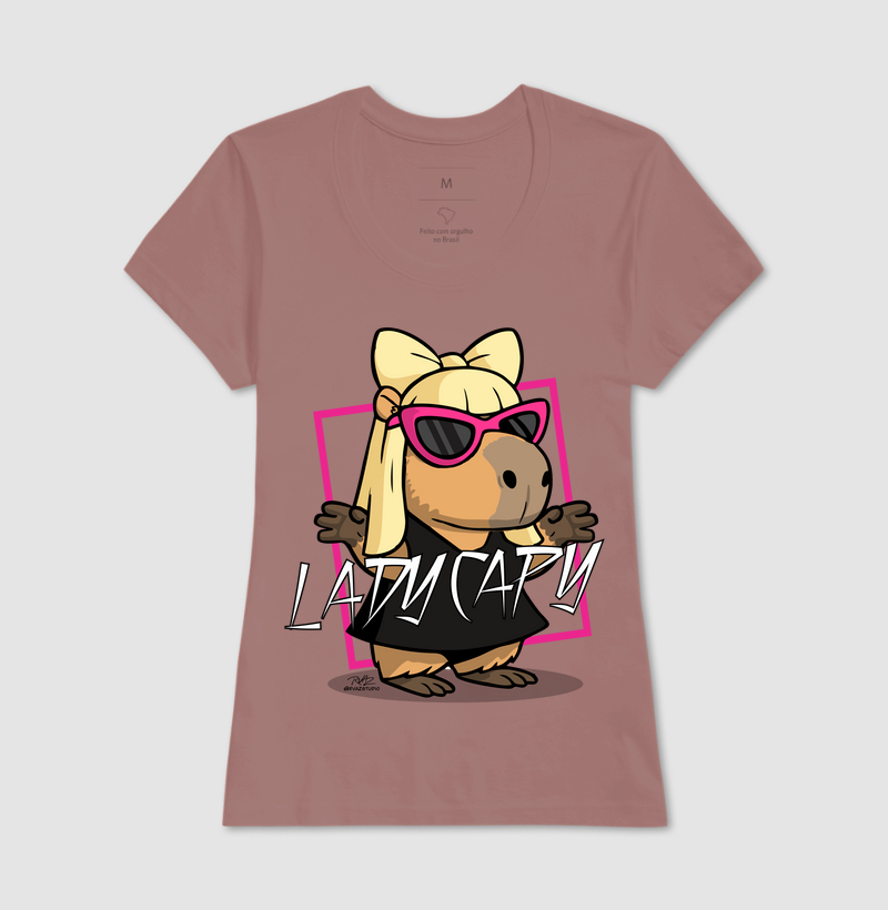 Camiseta Capivara Lady Capy - Imagem 17