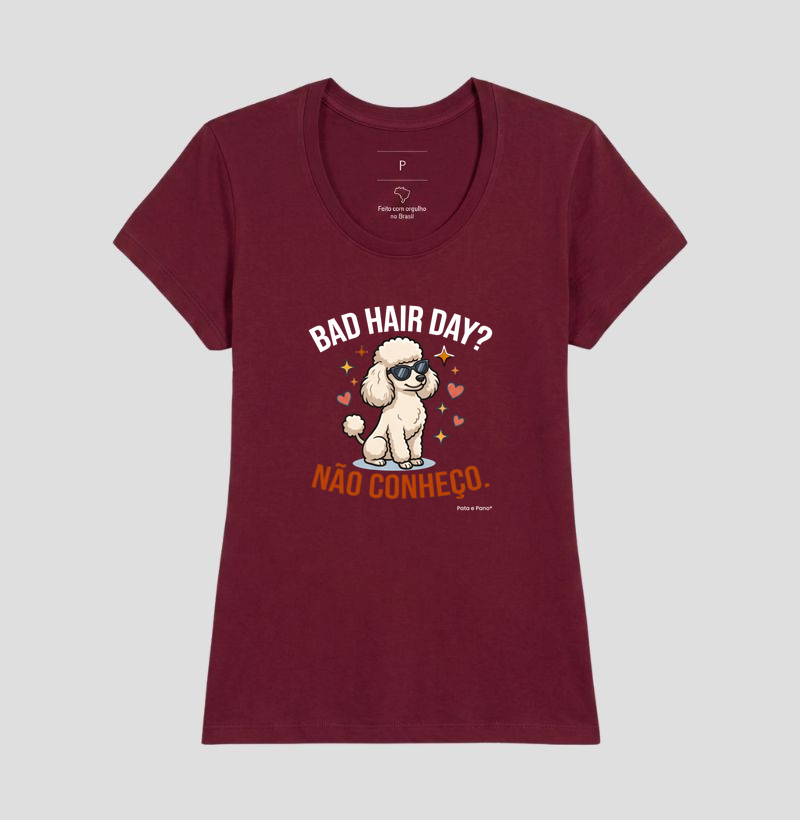 CAMISETA POODLE BAD HAIR - Imagem 19