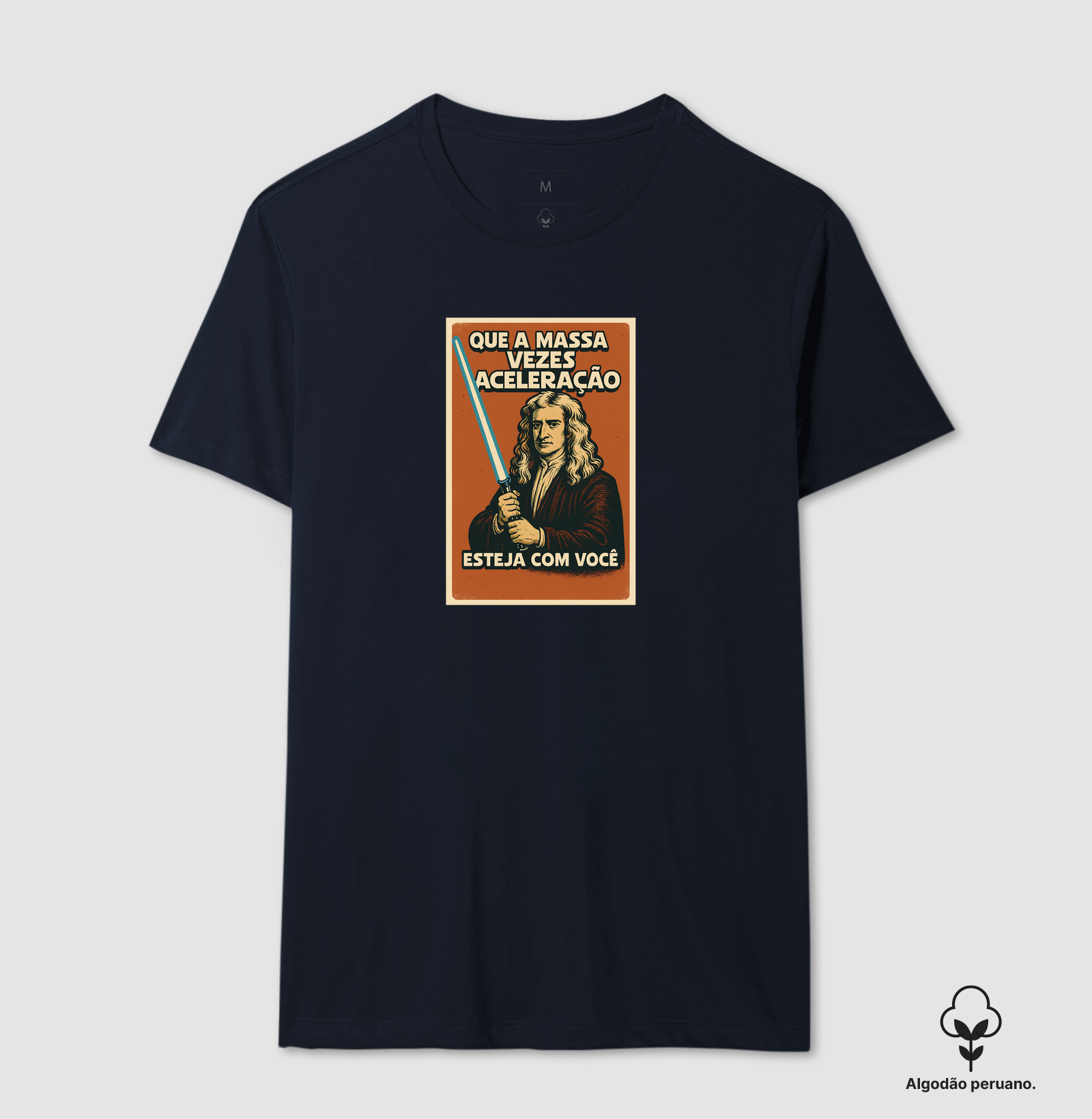 Camiseta Algodão Peruano May the Force Be With You - Imagem 6