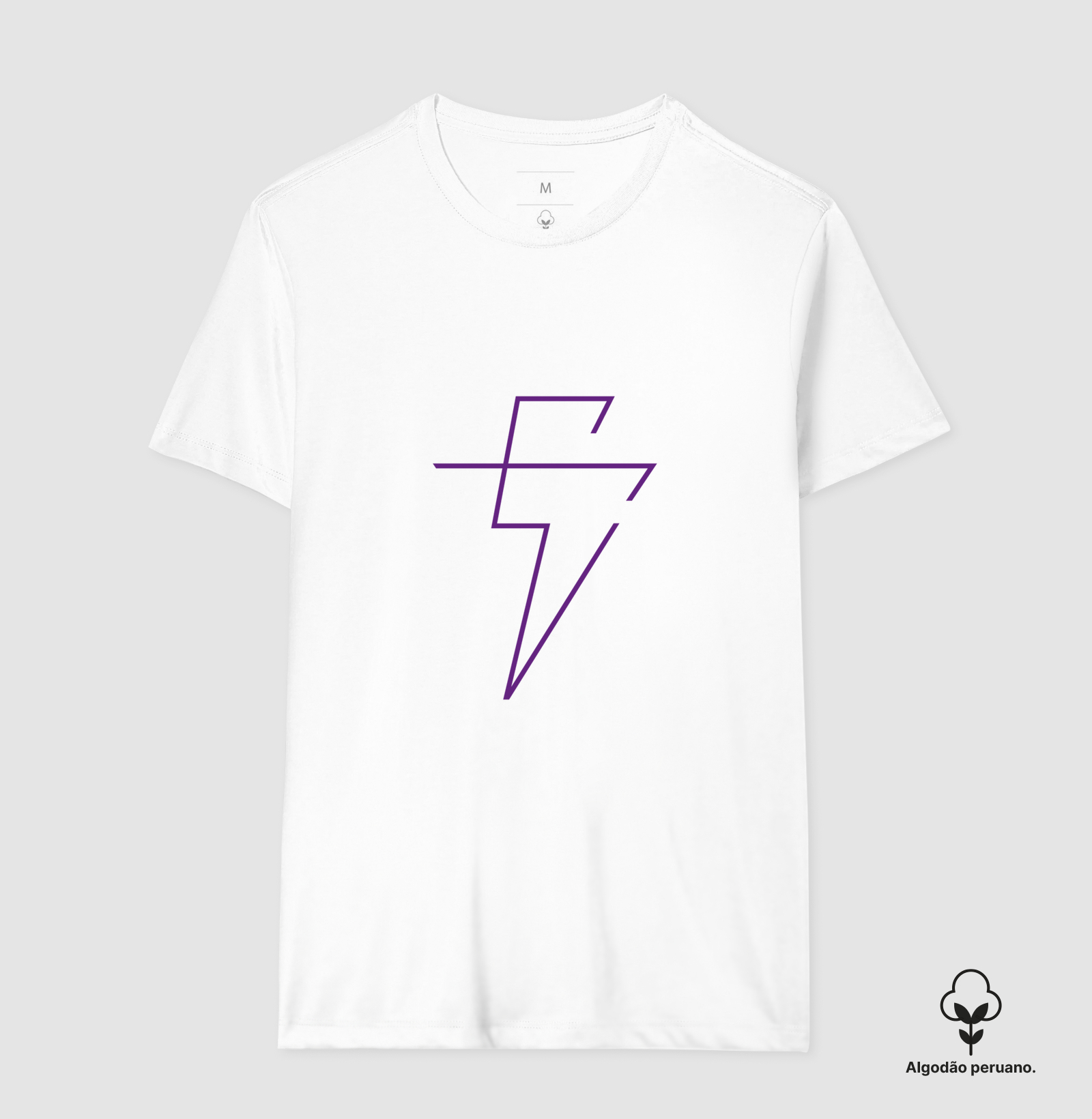 Camiseta Algodão Peruano Oficial Eloy Casagrande #03 - Branca Manga Curta - Imagem 5