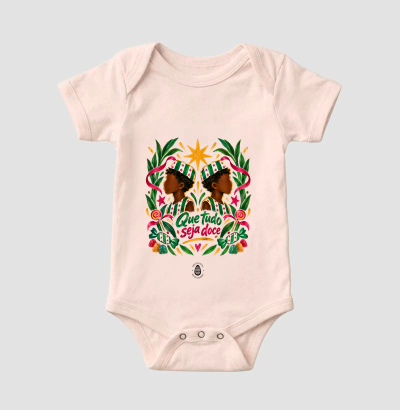 Body infantil Que tudo seja doce - Imagem 5