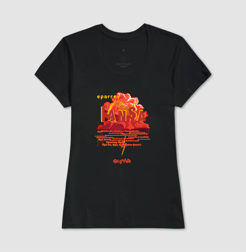 camiseta IANSÃ oração feminina - Imagem 3
