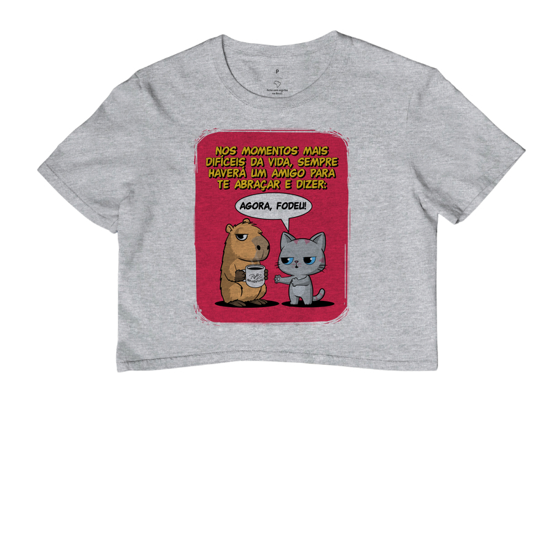 Camiseta Capivara e Gato Amigos - Imagem 6