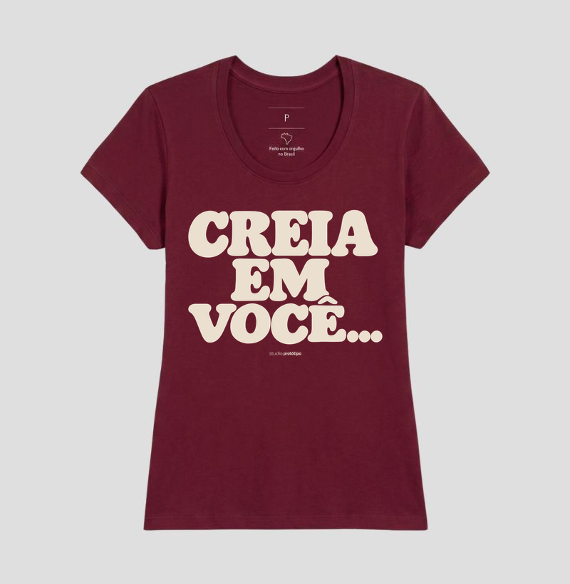 Camiseta Creia em Você (estampa G) - Imagem 19