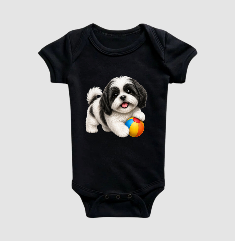 Lhasa Apso Preto - Desenho Animado - Imagem 2