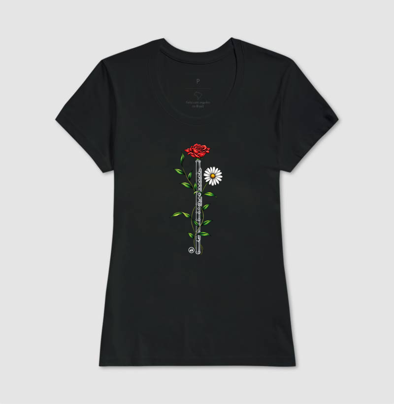 Flauta Transversal e Flores - Imagem 3