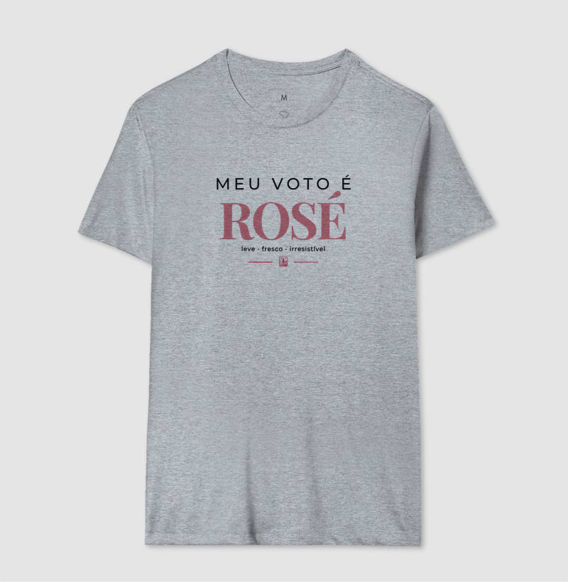 Meu Voto é Rosé – Camiseta para Amantes de Vinho Rosé - Imagem 8