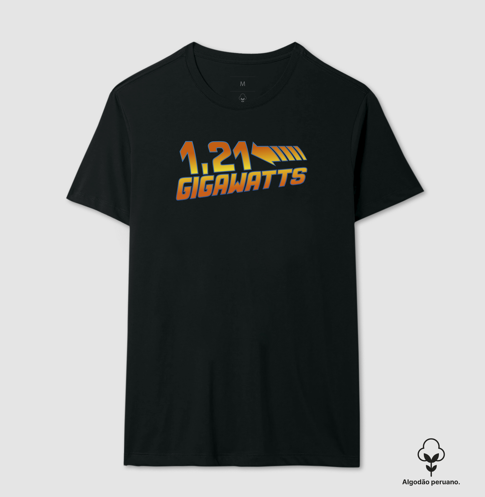 Camiseta 1,21 Gigawatts Algodão Peruano - Imagem 4
