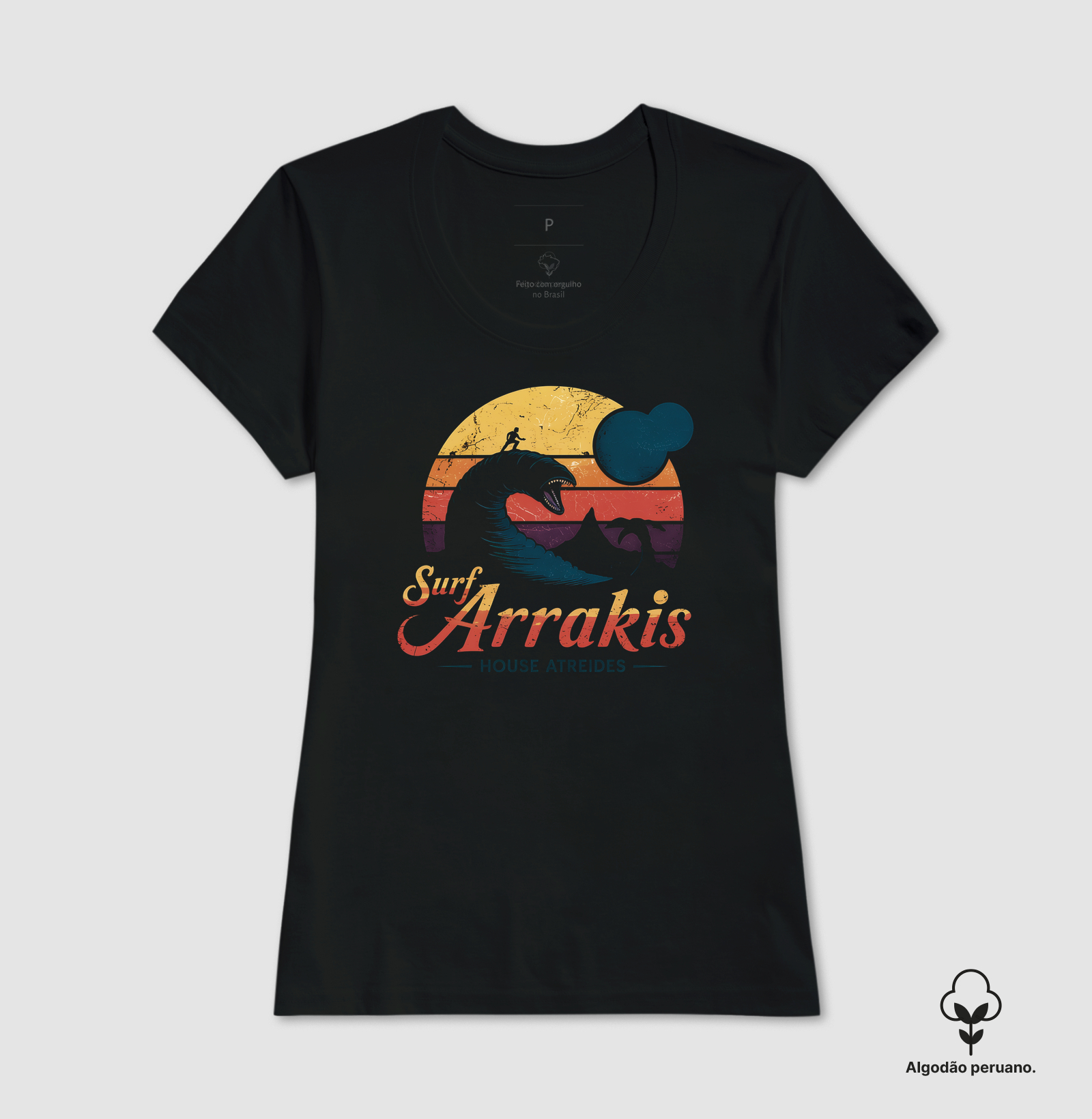 Camiseta Algodão Peruano Surf Arrakis - Imagem 3