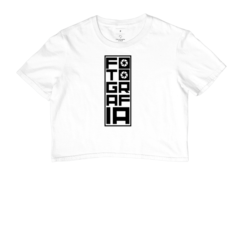Camiseta feminina cropped fotografia - Imagem 3