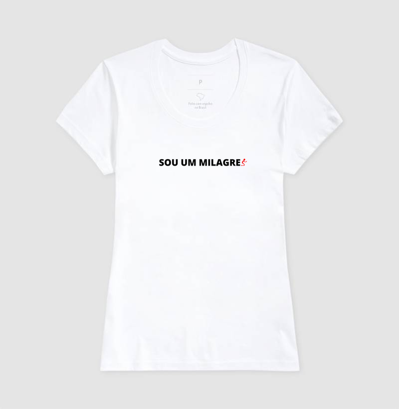 Camiseta Cristã Sou um Milagre - Imagem 5