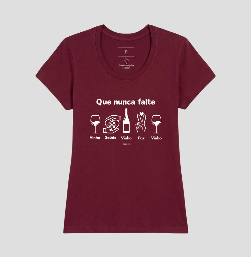 Camiseta Vinho - Que nunca Falte - Imagem 17