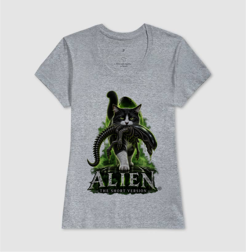 Camiseta Alien – The Short Version Gatos (frajolinha) - Imagem 9