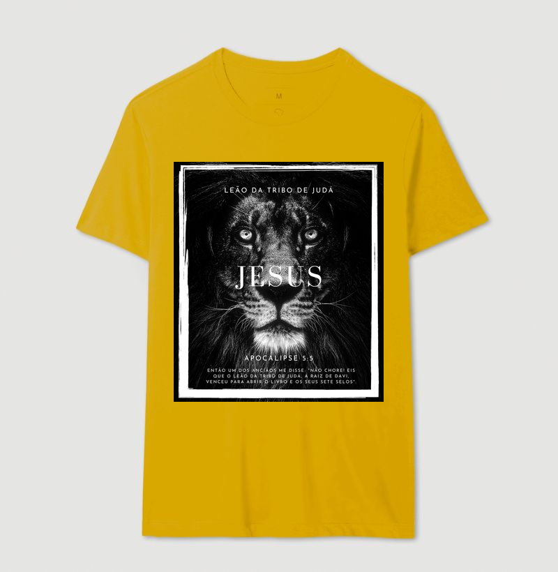 Camiseta Cristã Leão da Tribo de Judá - Imagem 14