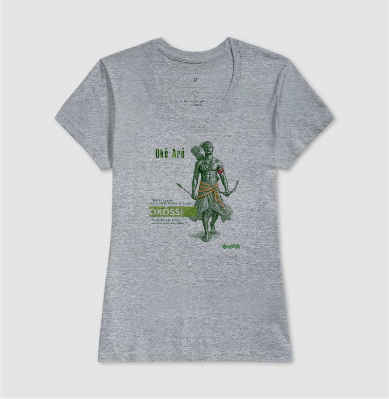 camiseta OXÓSSI iorubá feminina - Imagem 3