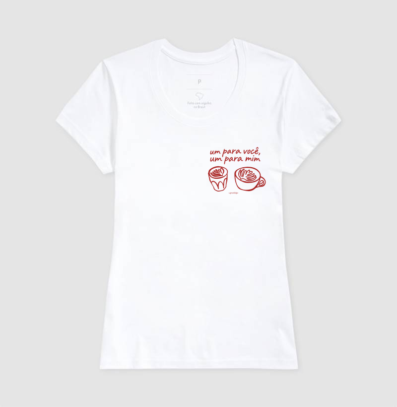Camiseta Um Para Você, Um Para Mim - Imagem 5