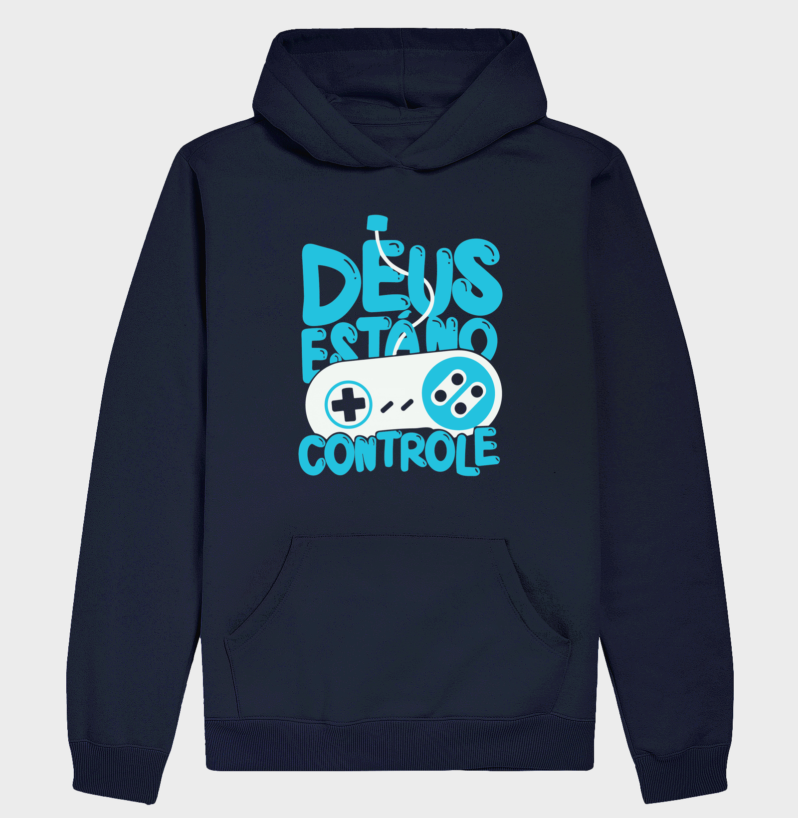 Hoodie Moletom Deus está no Controle Moderno - Imagem 3