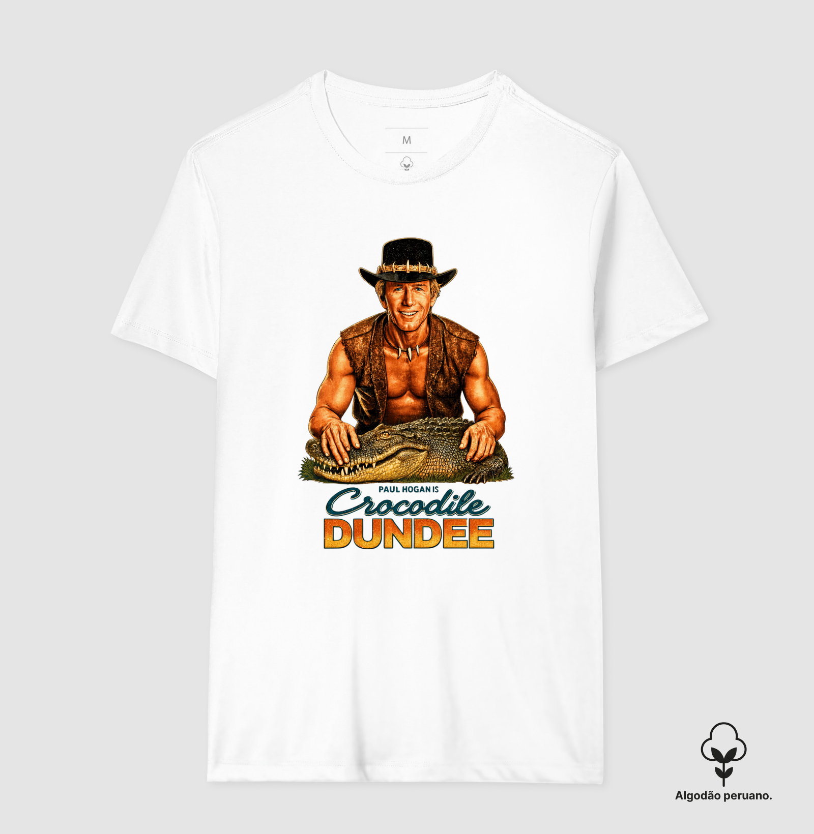 Camiseta Crocodilo Dundee Paul Hogan - Imagem 4