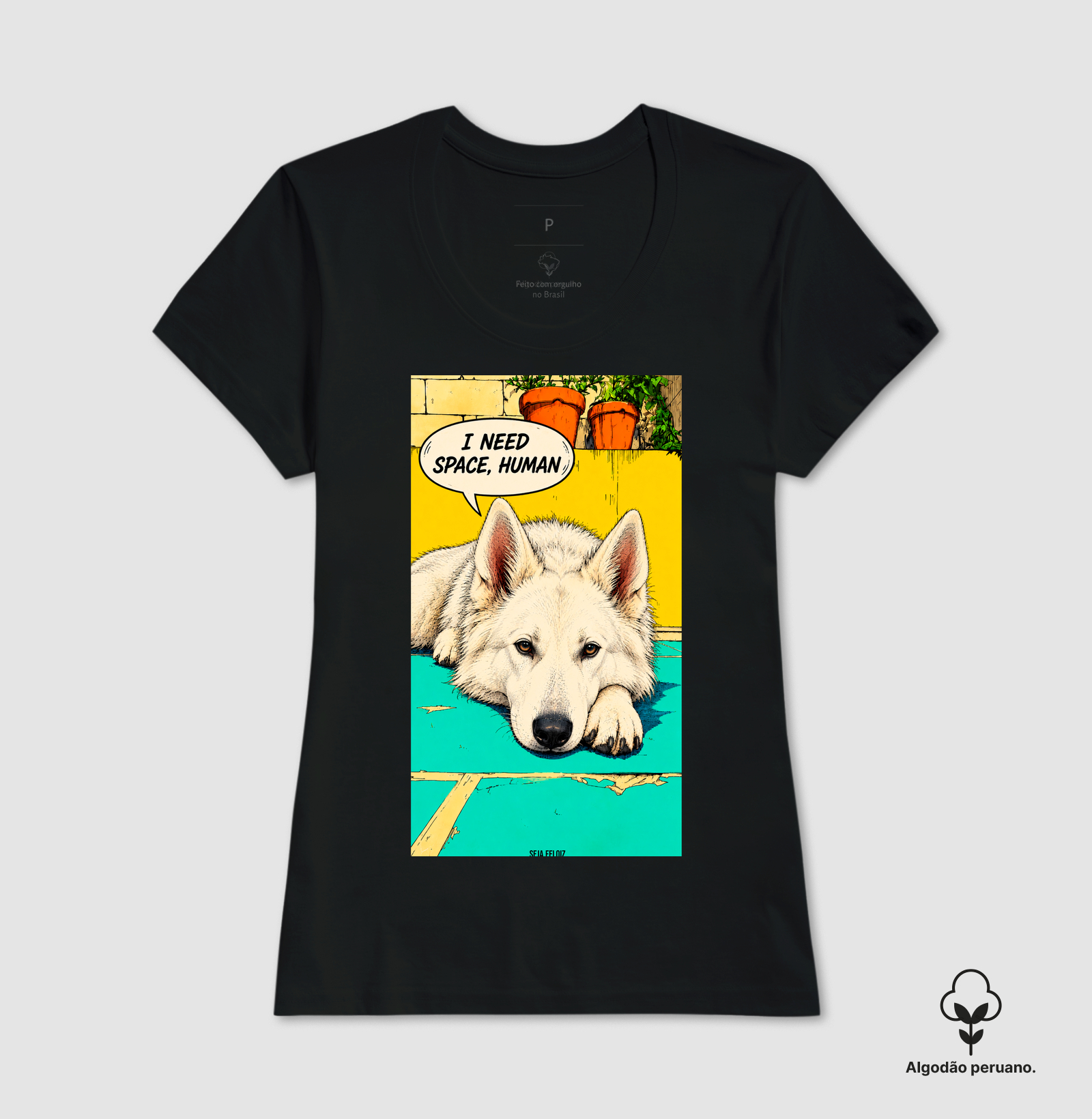 🐺💬 Pastor Canadense Edition: I Need Space, Human 🤍✨ - Imagem 2