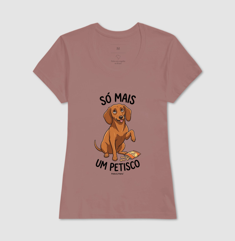 CAMISETA DACHSHUND SALSICHA PETISCO - Imagem 17