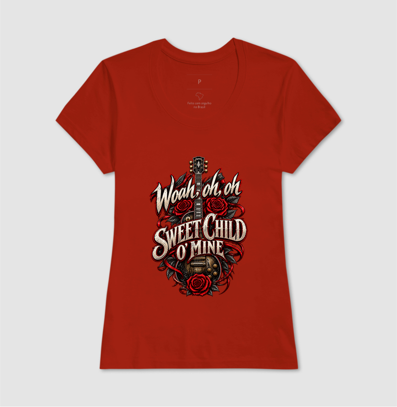 Camiseta Rock Sweet Child O’ Mine – Guitarra e Rosas - Imagem 11
