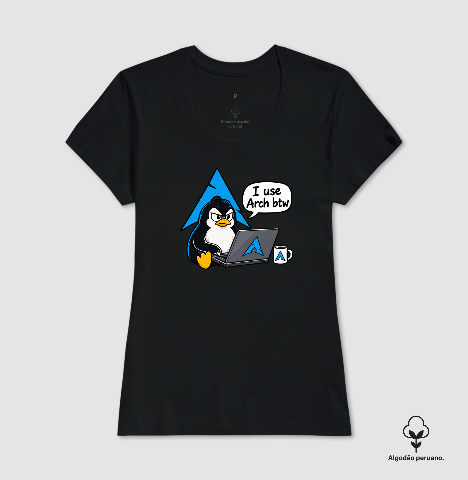 I Use Arch BTW — Pinguim Arch Edition - Imagem 5