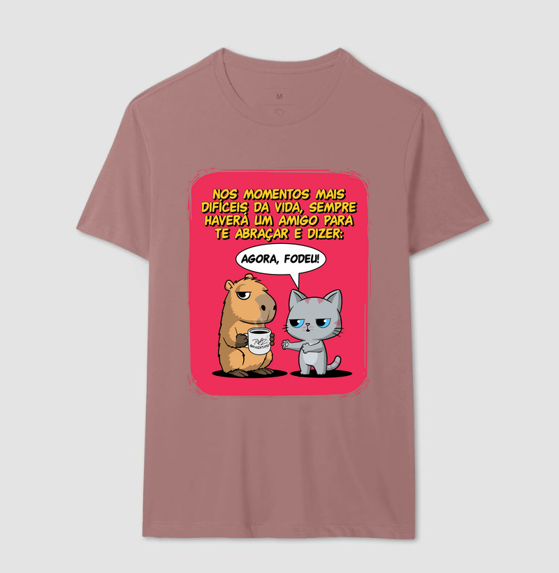 Camiseta Capivara e Gato Amigos - Imagem 16