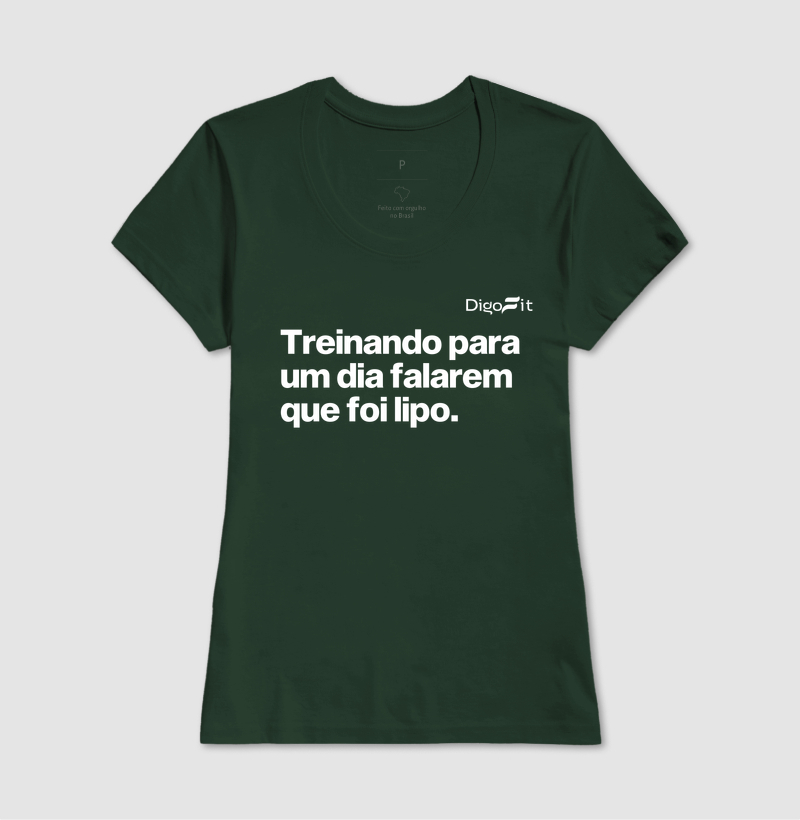 CAMISETA ACADEMIA TREINANDO PARA DIZEREM QUE FOI LIPO - Imagem 13