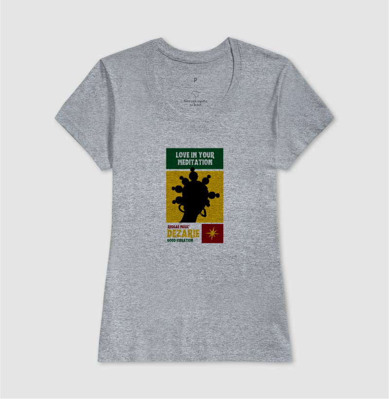 Love In Your Meditation. Coleção Reggae.  Masculino e feminino. Algodão Premium. - Imagem 10