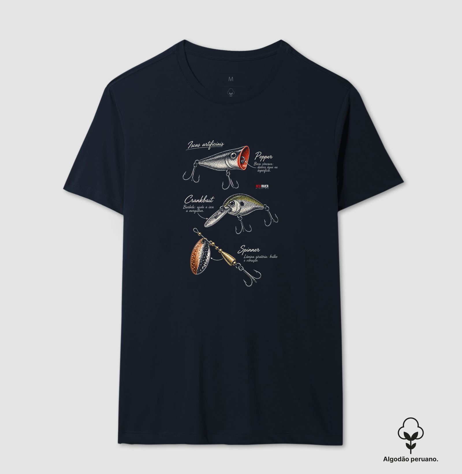 Camiseta Red River – Iscas Artificiais - Imagem 6