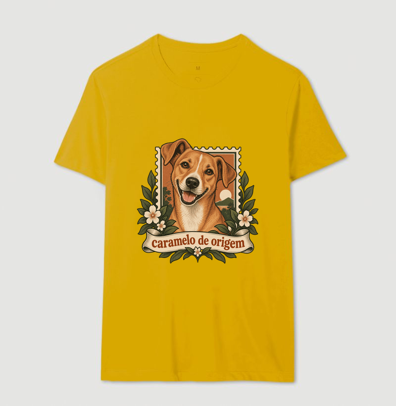 Camiseta Vira-Lata Caramelo "caramelo de origem" | Pelo & Pano - Imagem 14