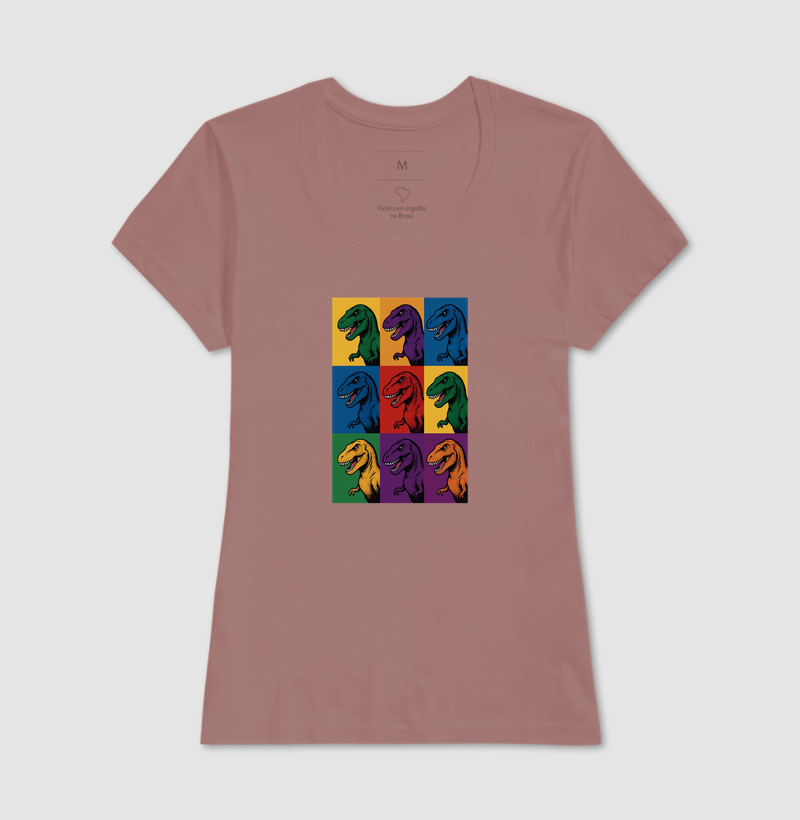 Camiseta Dino Pop T-Rex - Imagem 19