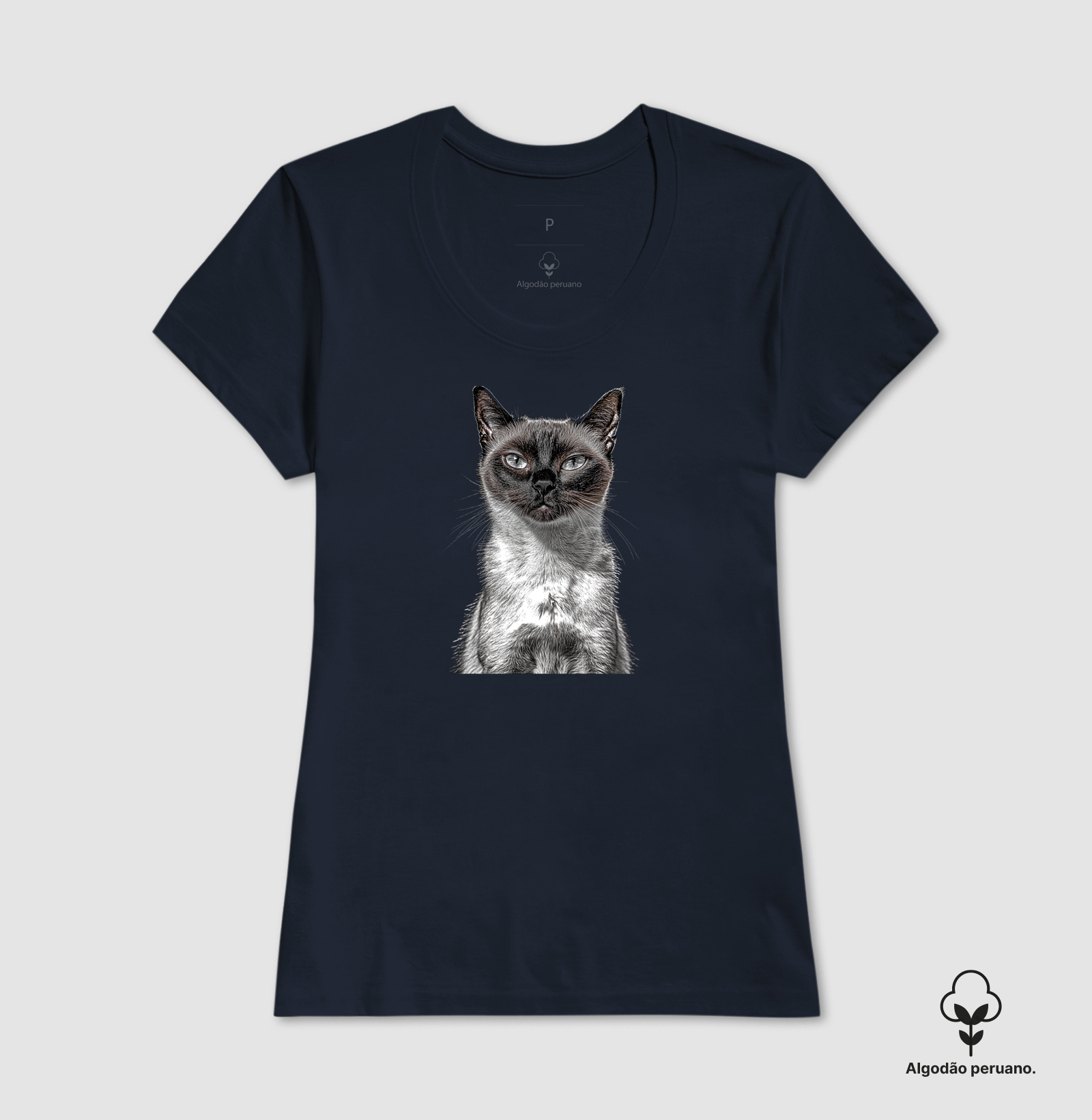 Camiseta Algodão Peruano Julgo em silêncio - Imagem 3