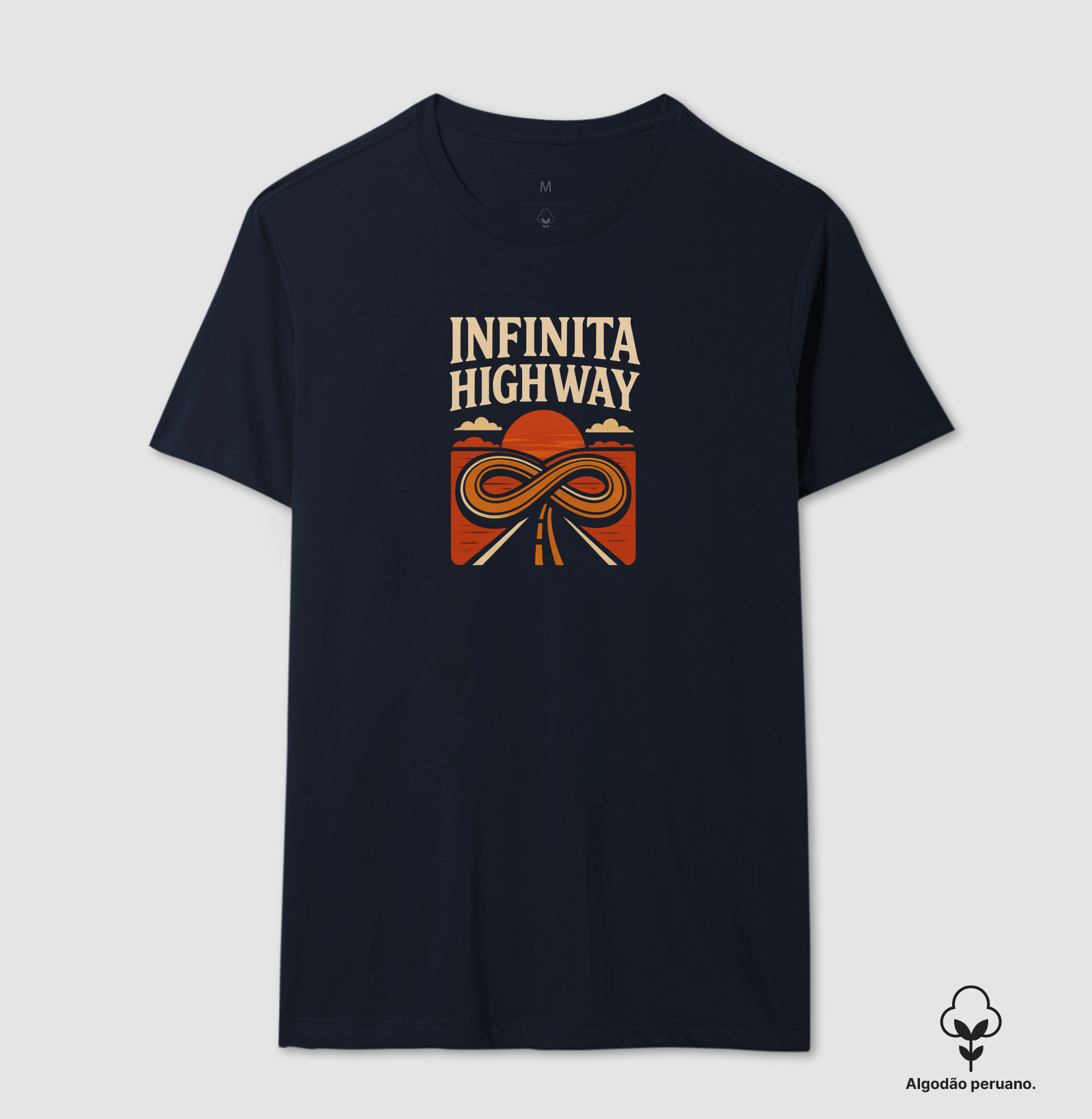 Camiseta Infinita Highway. Coleção Música. Masculina e Feminina. Algodão Peruano.  - Imagem 6