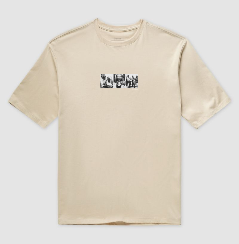 Camiseta Cartola Tributo Samba Preto e Branco Estampa Fotográfica Unissex - Imagem 3