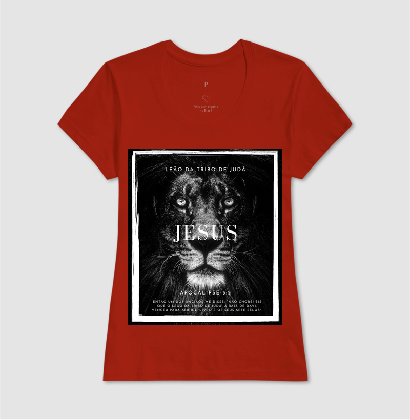 Camiseta Cristã Leão da Tribo de Judá - Imagem 11