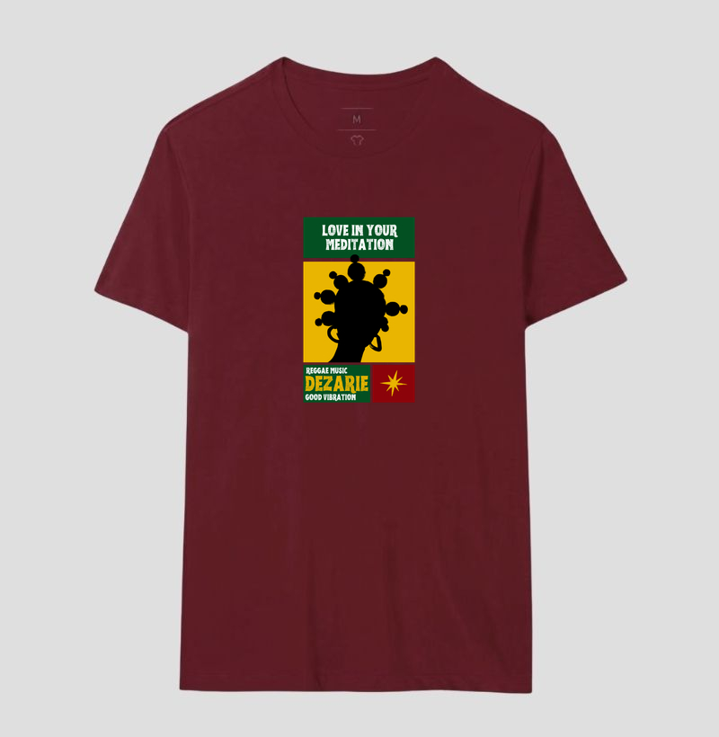 Love In Your Meditation. Coleção Reggae.  Masculino e feminino. Algodão Premium. - Imagem 19